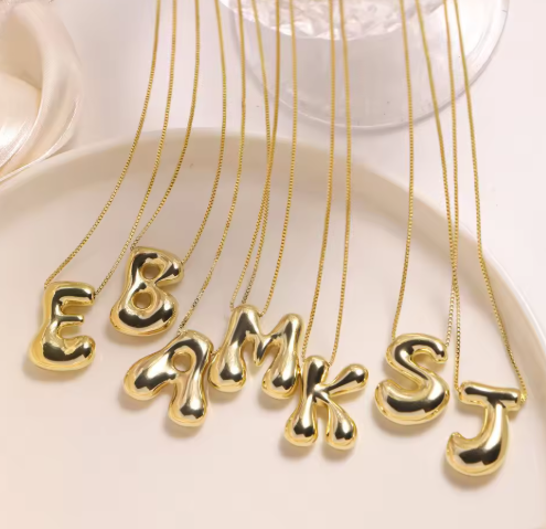 Collar Standout Acero Inoxidable Baño Oro 18 kt