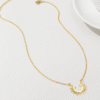 Collar My Little Sun Acero Inoxidable Baño Oro 18 kt