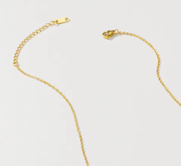 Collar My Little Sun Acero Inoxidable Baño Oro 18 kt